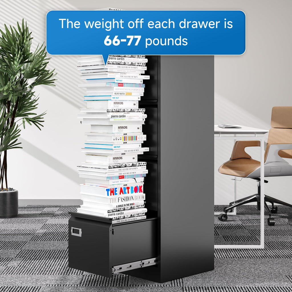 4 Drawer Lock Metal Vertical File Cabinet S94450