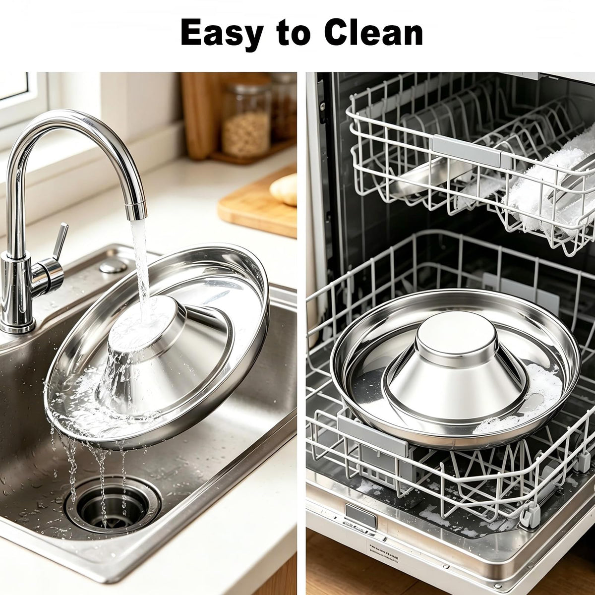 Stainless Steel Multi-Pet Feeding Bowl Y652