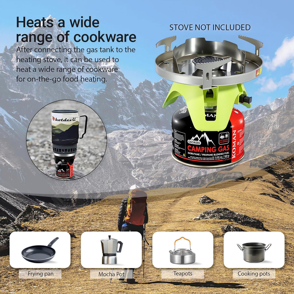 230 Gram Isobutane Butane Propane Camping Fuel Canister Pack of 6 C160216