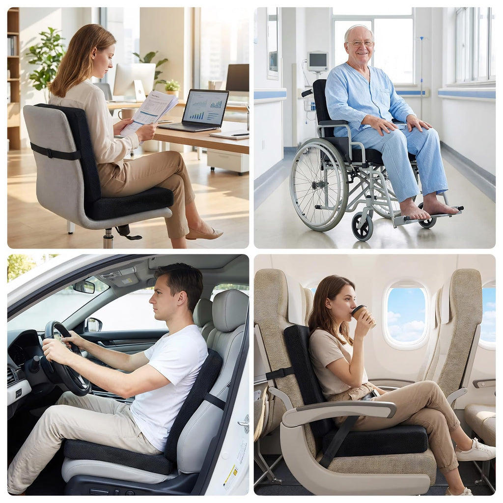 Car Seat Cushion with Backrest E30623
