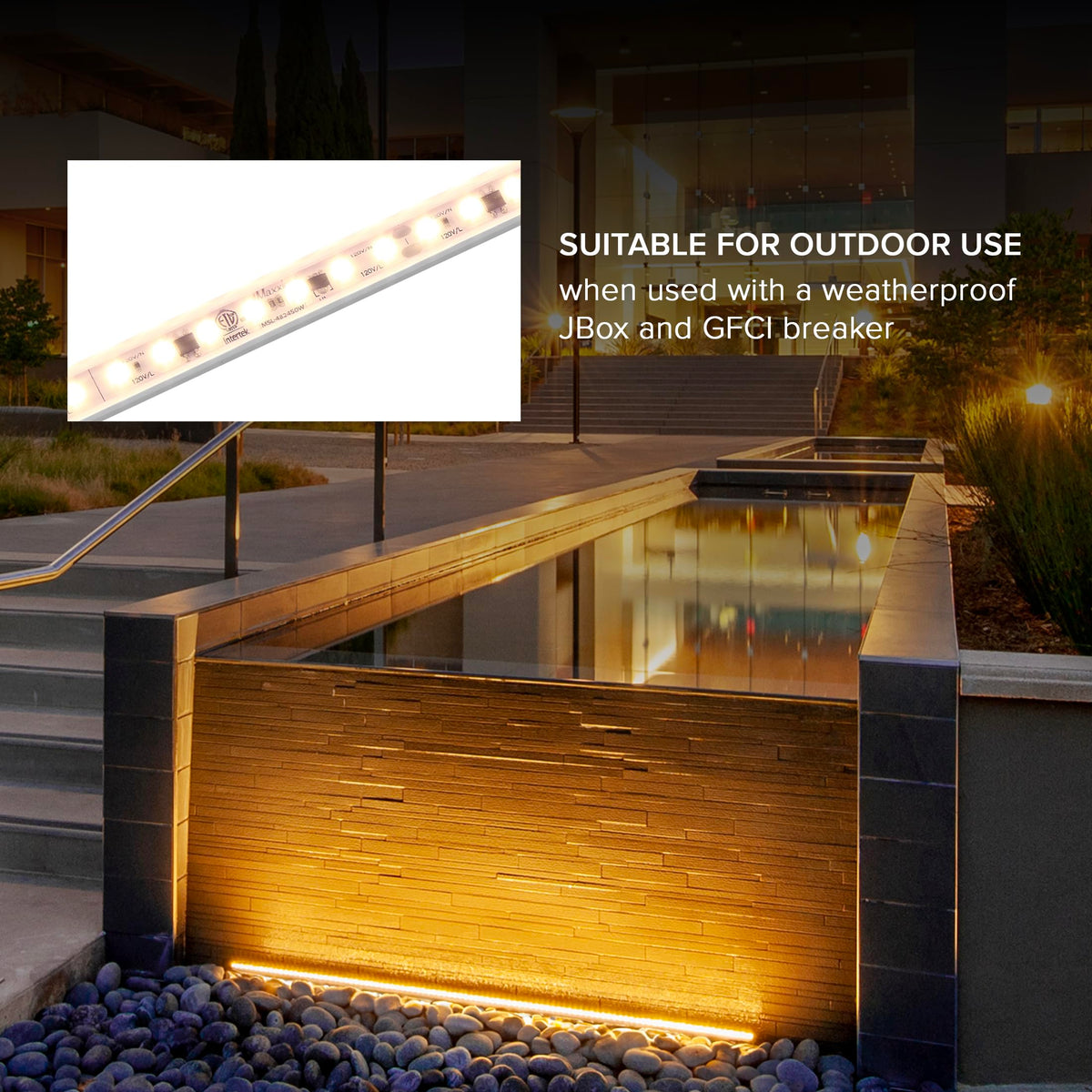 24 in. Hardwired LED Under Cabinet Strip Light N5424