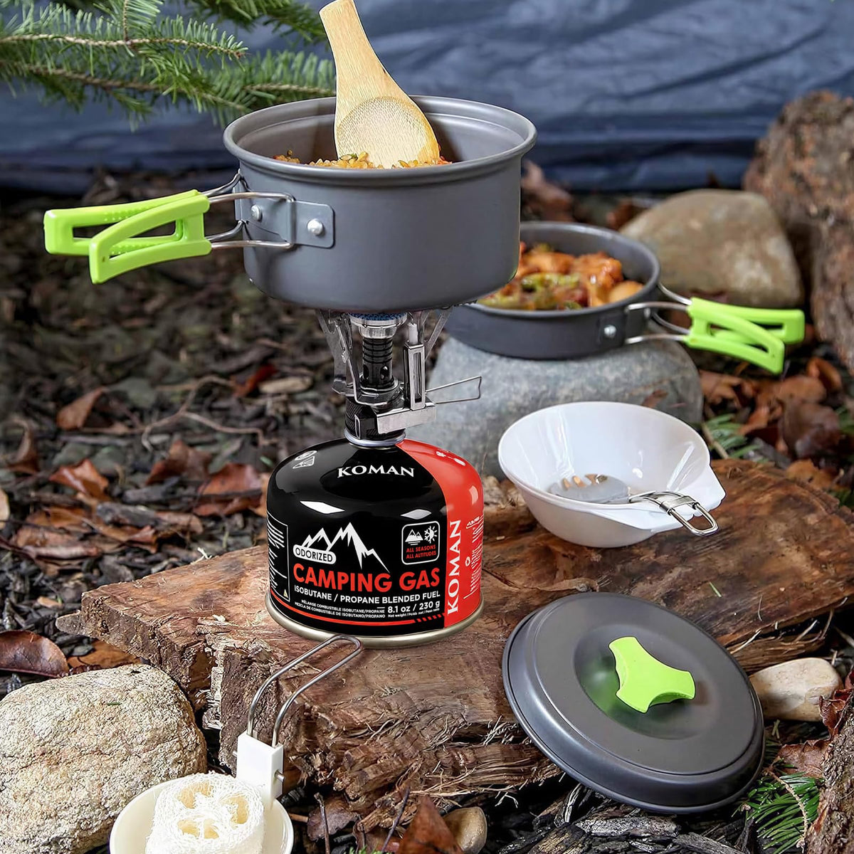230 Gram Isobutane Butane Propane Camping Fuel Canister Pack of 6 C160216