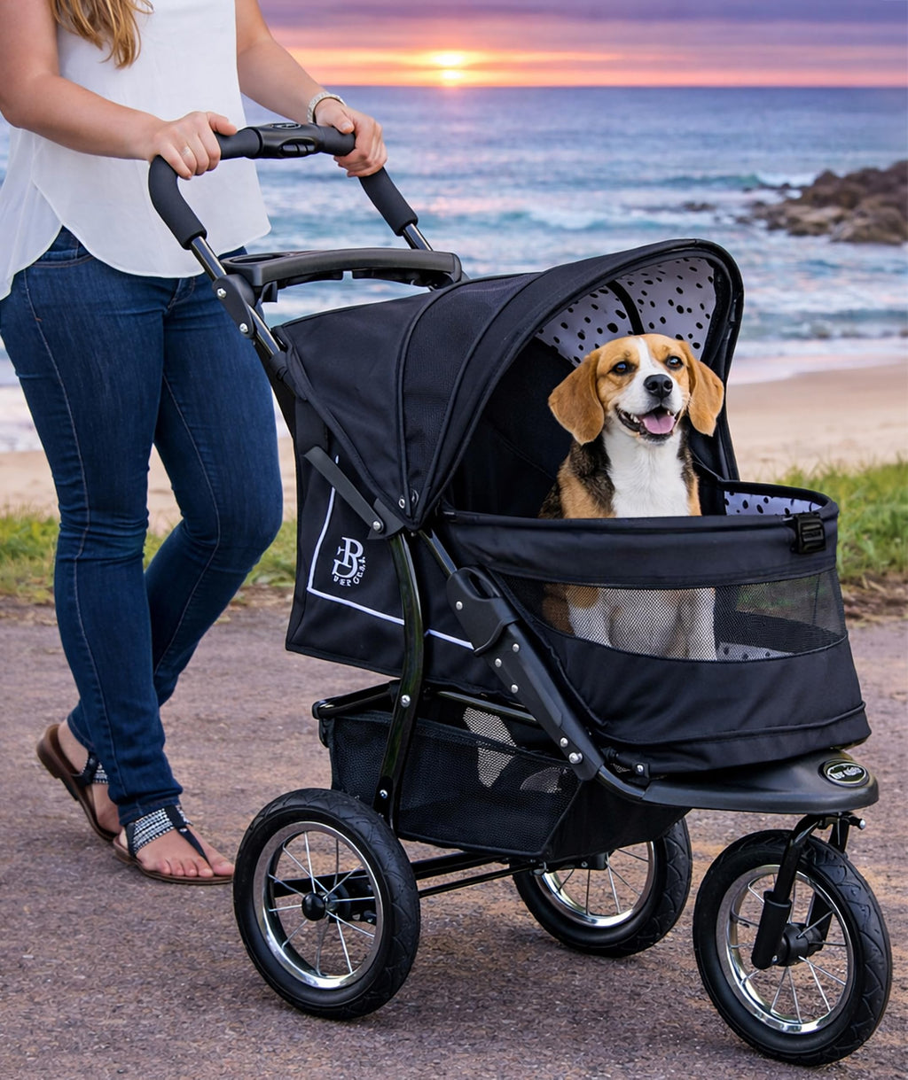 Spotted Pet Stroller E489