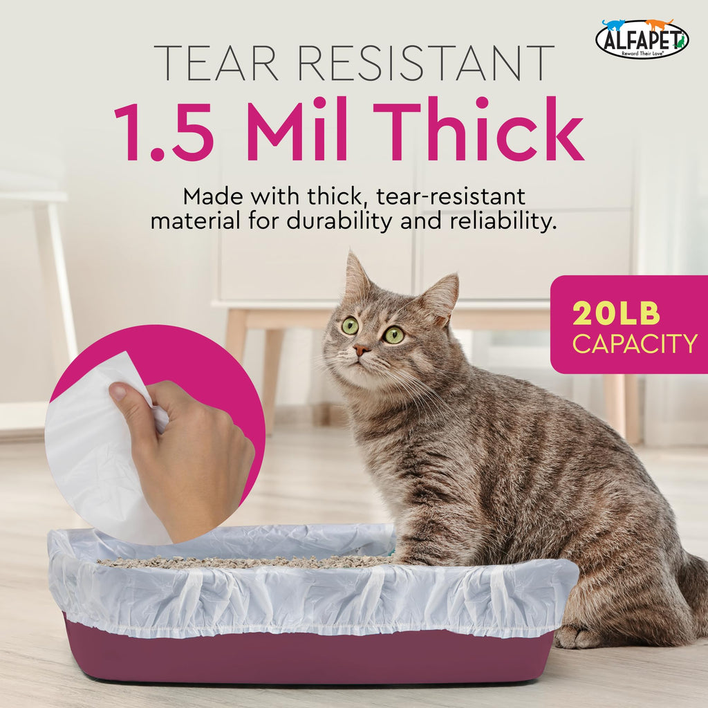 Elastic Cat Litter Box Liners Extra Giant 10 Count C277709