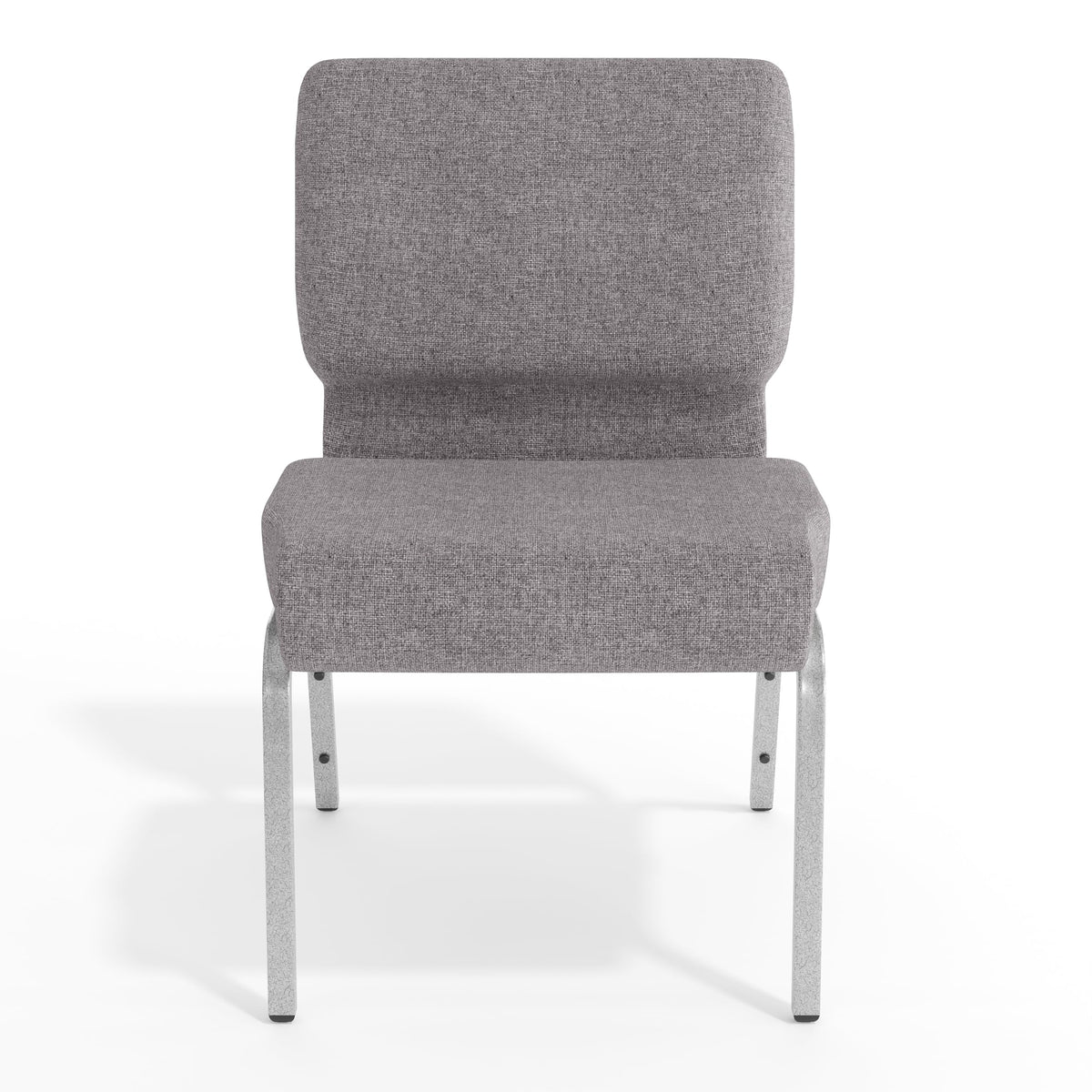 4 Pack Stacking Church Chair in Gray Fabric N6641