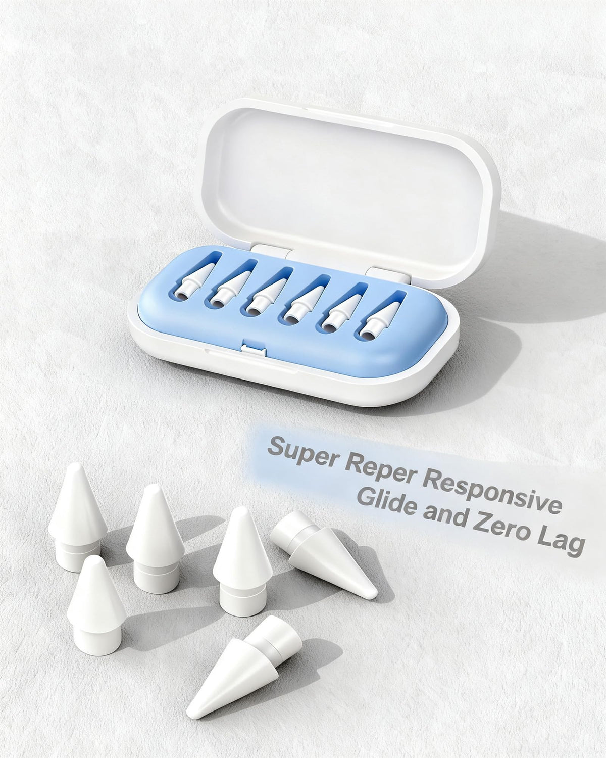 6 Pack Replacement Pencil Tips with Case Q29987