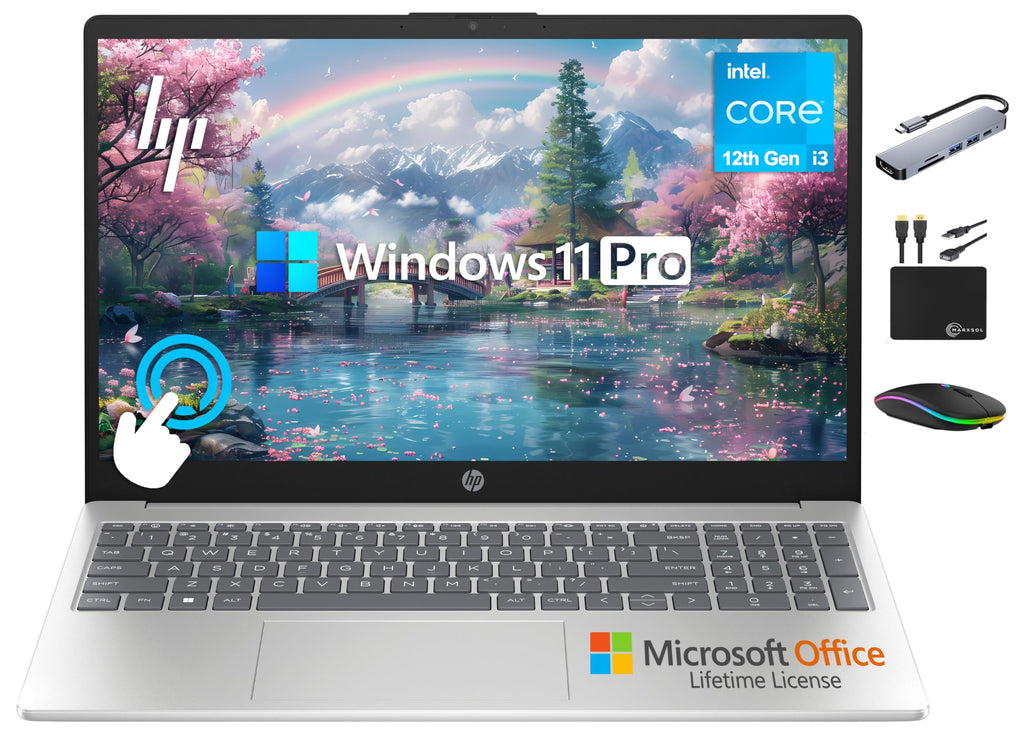 15.6" HD Touch Laptop, 6-Core Intel i3, 16GB RAM, 1TB Storage A75392