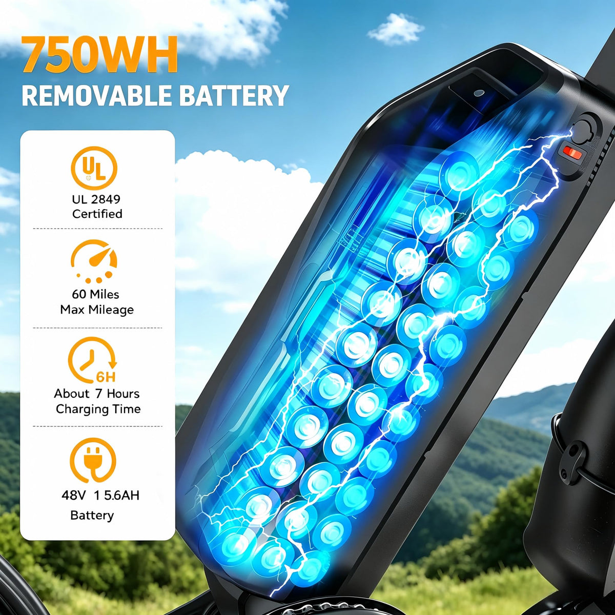 1000W 48V 16Ah Fat Tire Electric Bike K252