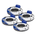 Inflatable Floating Lounge with Built-in Cup Holders U792721