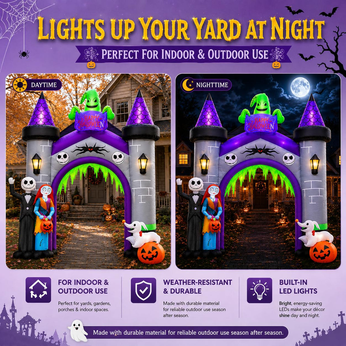 12FT Inflatable Archway with LED Light I58487