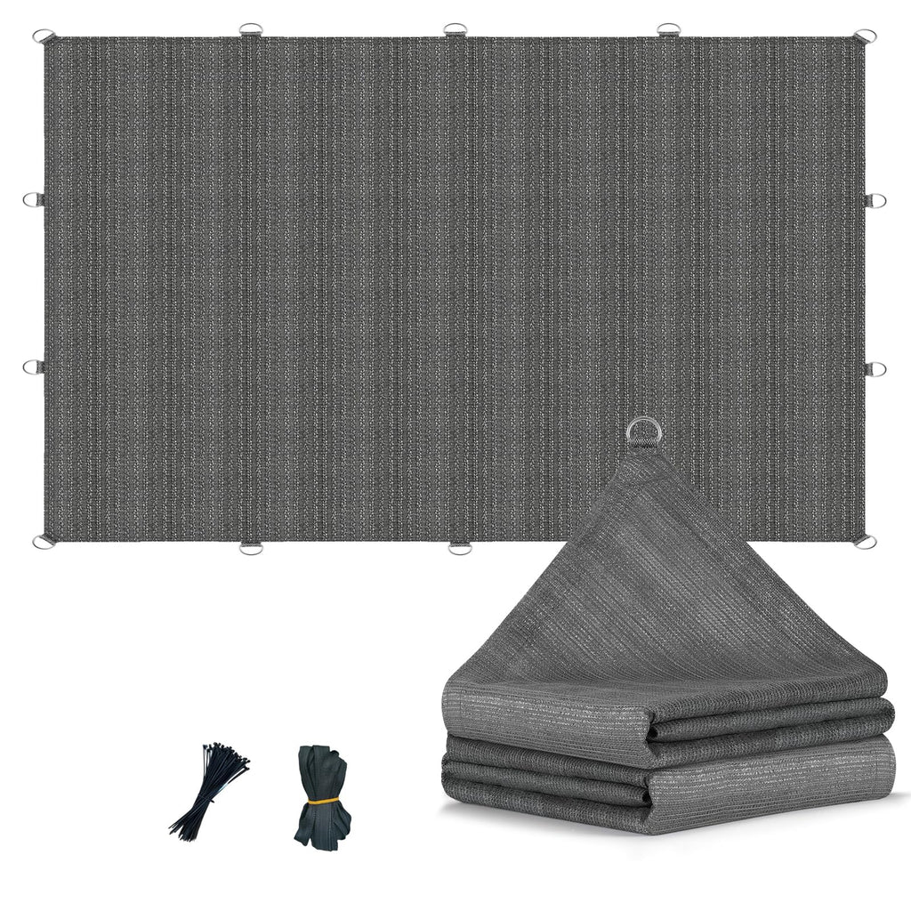 8x20 FT Sun Shade Cloth with D-Rings T504305