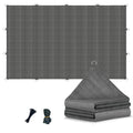8x20 FT Sun Shade Cloth with D-Rings T504305