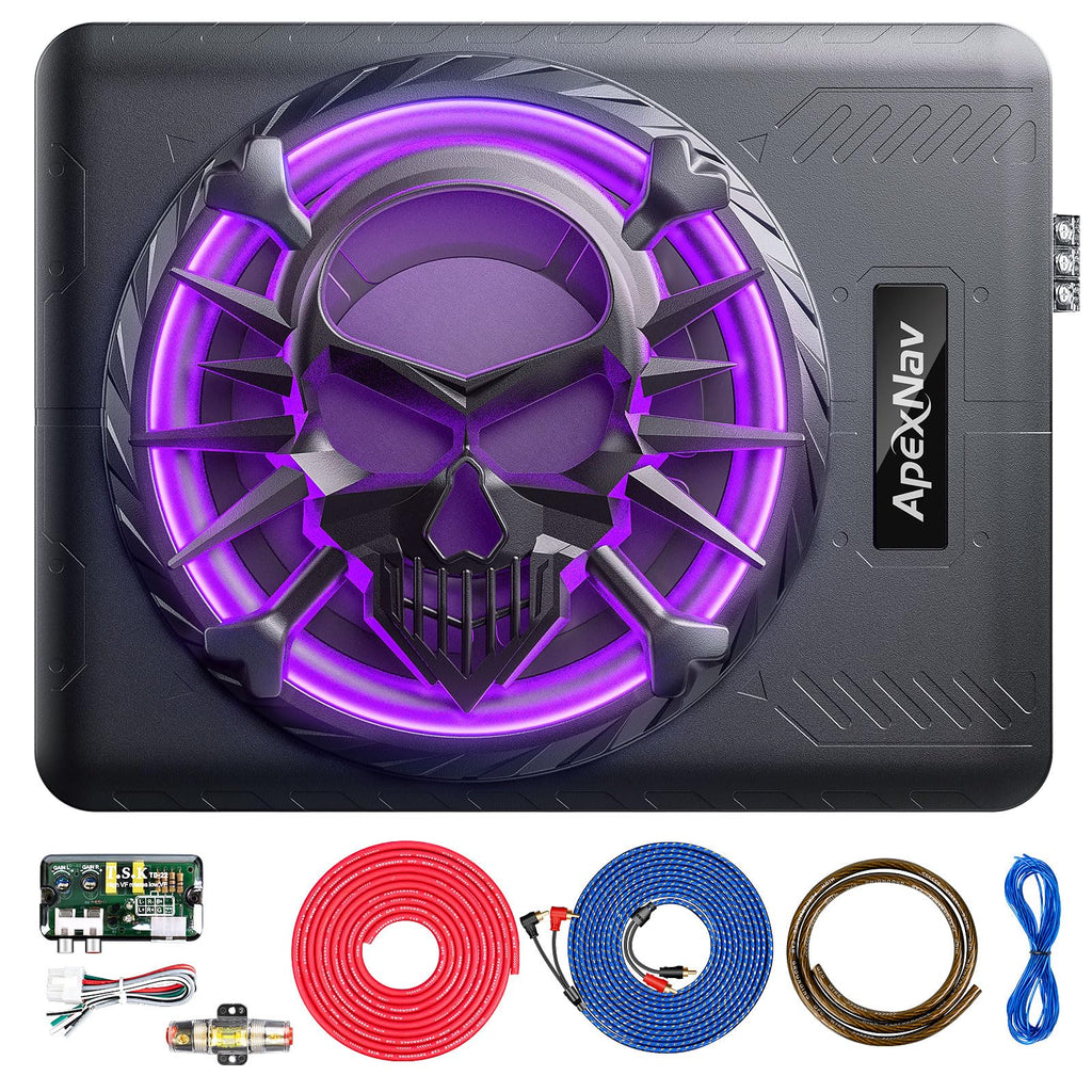 1200W Under Seat Car Subwoofer with LED Ambient Light N48547