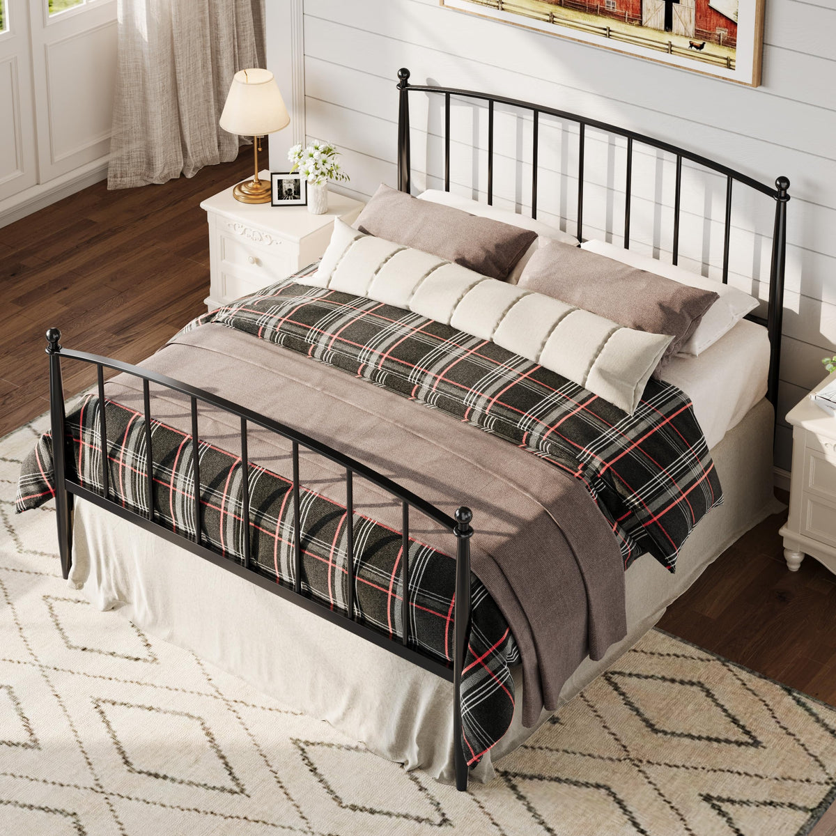 Metal Full Size Platform Bed Frame I94737