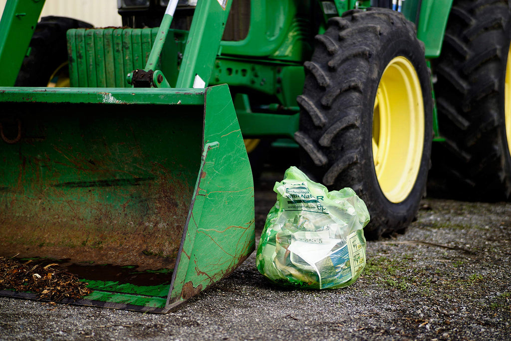 Biodegradable 40-45 Gallon Trash Bags 250 Count Green R3521