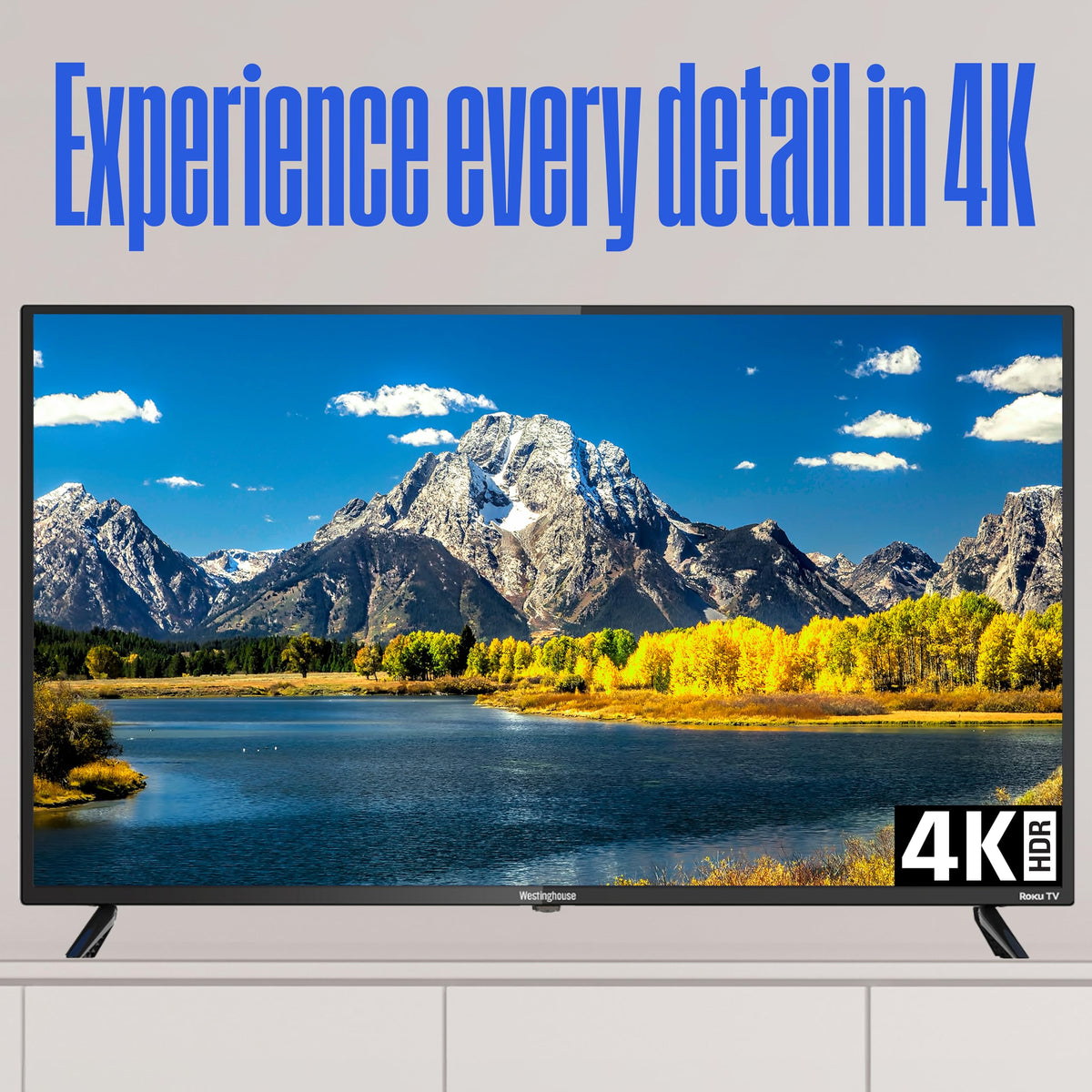 4K 50 Inch TV and 3.1.2 Sound Bar K5964