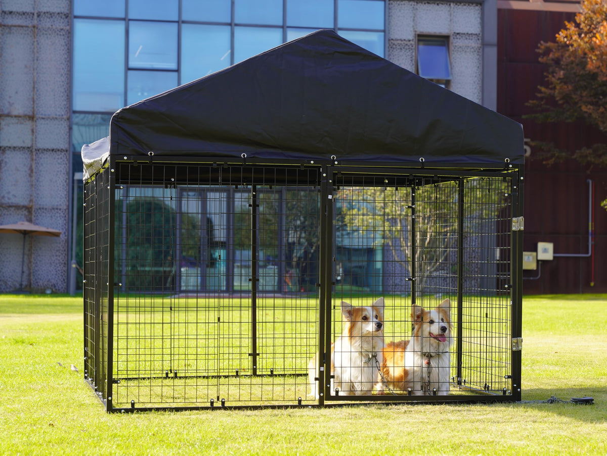 79” x 79” Large Outdoor Dog Enclosure S884