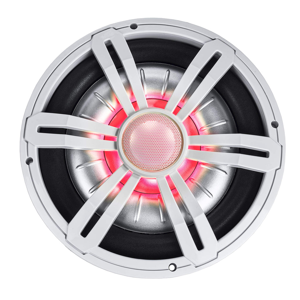 800W Peak 10" Shallow Marine Subwoofer with LED Lighting I424