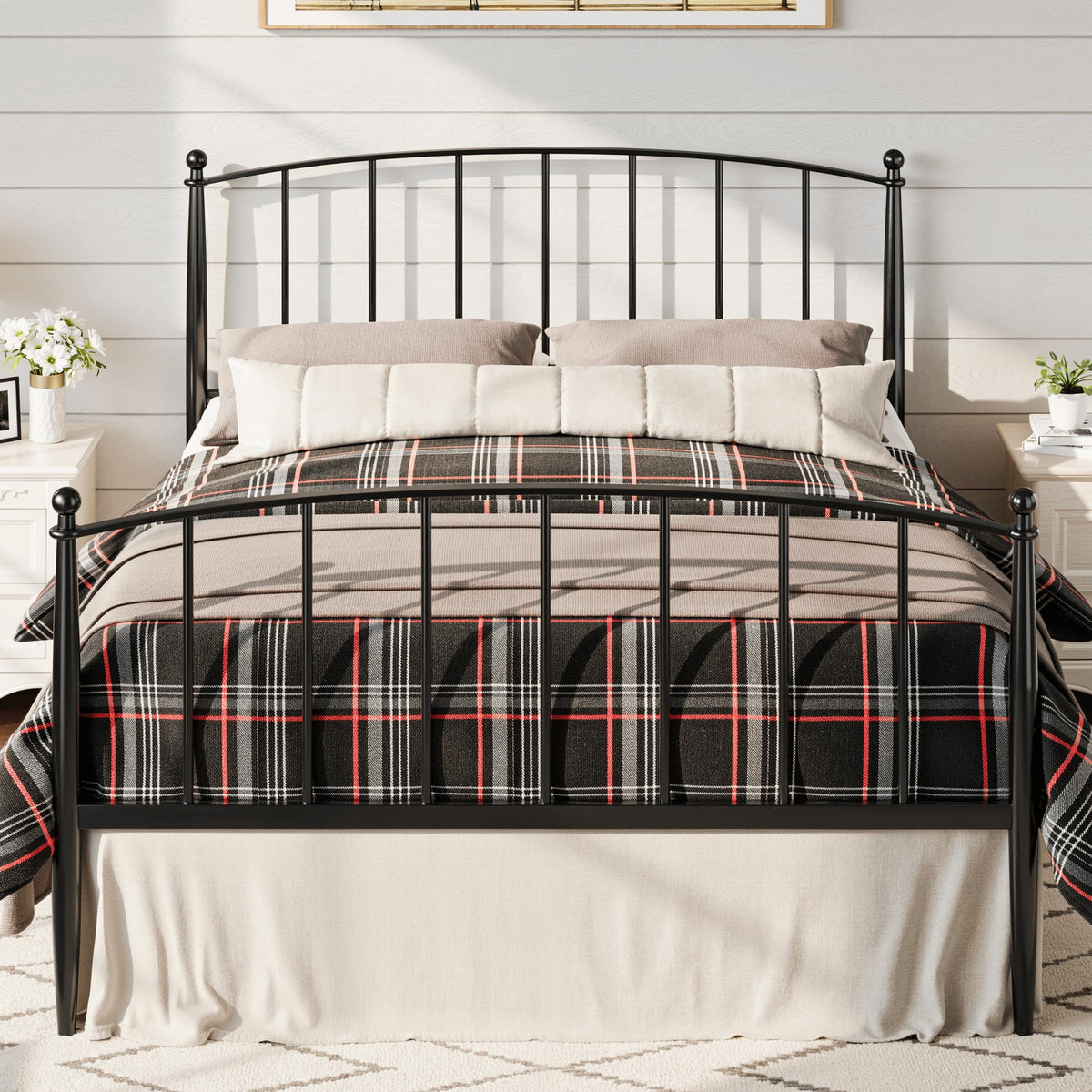 Metal Full Size Platform Bed Frame I94737
