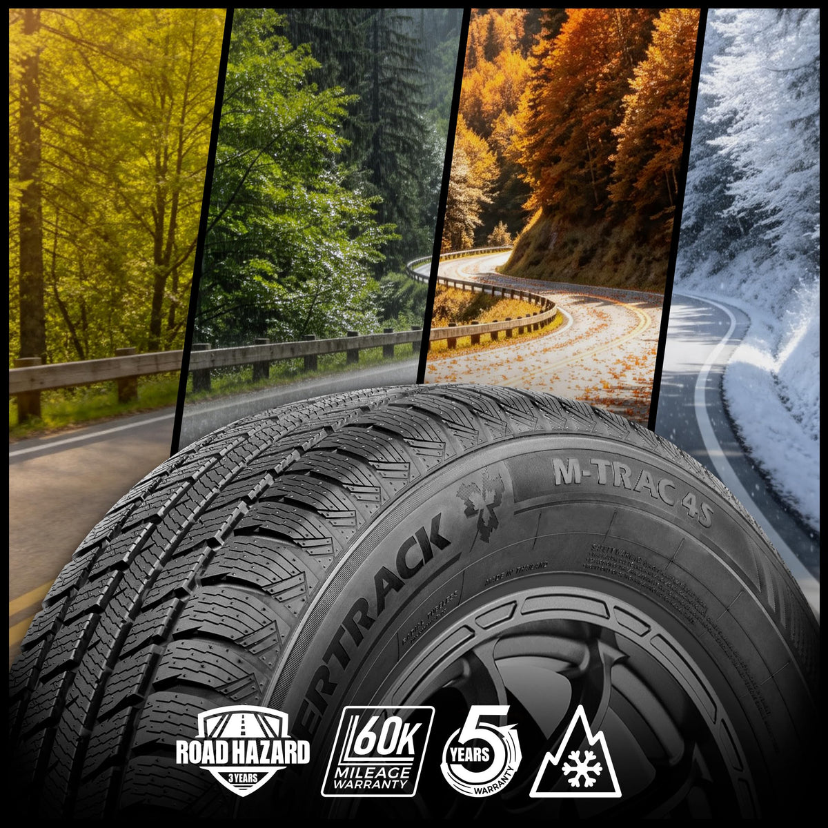 4 Sets Passenger Touring Tires B89238